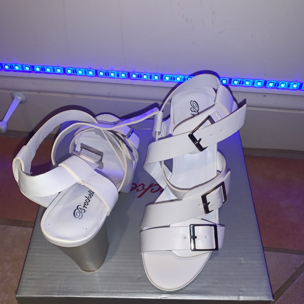 white pumps